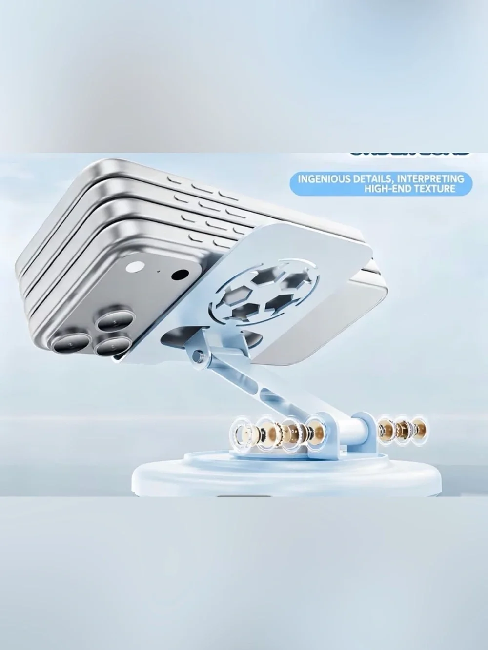 Adjustable Foldable Phone Stand - Picture 6 of 9